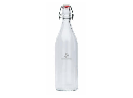 Botella de cristal con tapón mecánico
