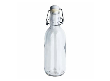 Botella de cristal con tapón mecánico