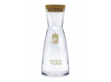 Botella de cristal tapón corcho