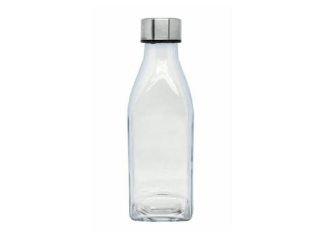 Botella de cristal cuadrada
