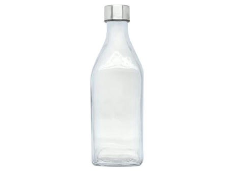 Botella de cristal cuadrada