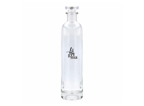 Botella de cristal alta