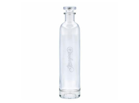 Botella de cristal alta