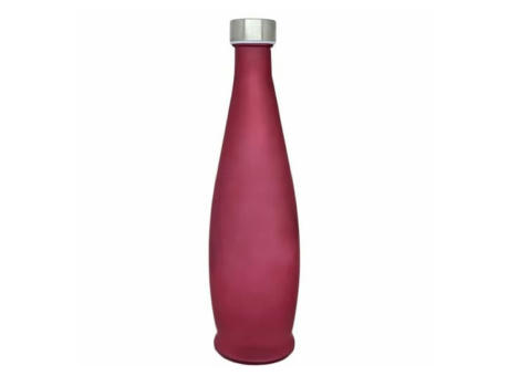 Botella de cristal de colores