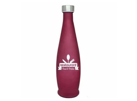 Botella de cristal de colores