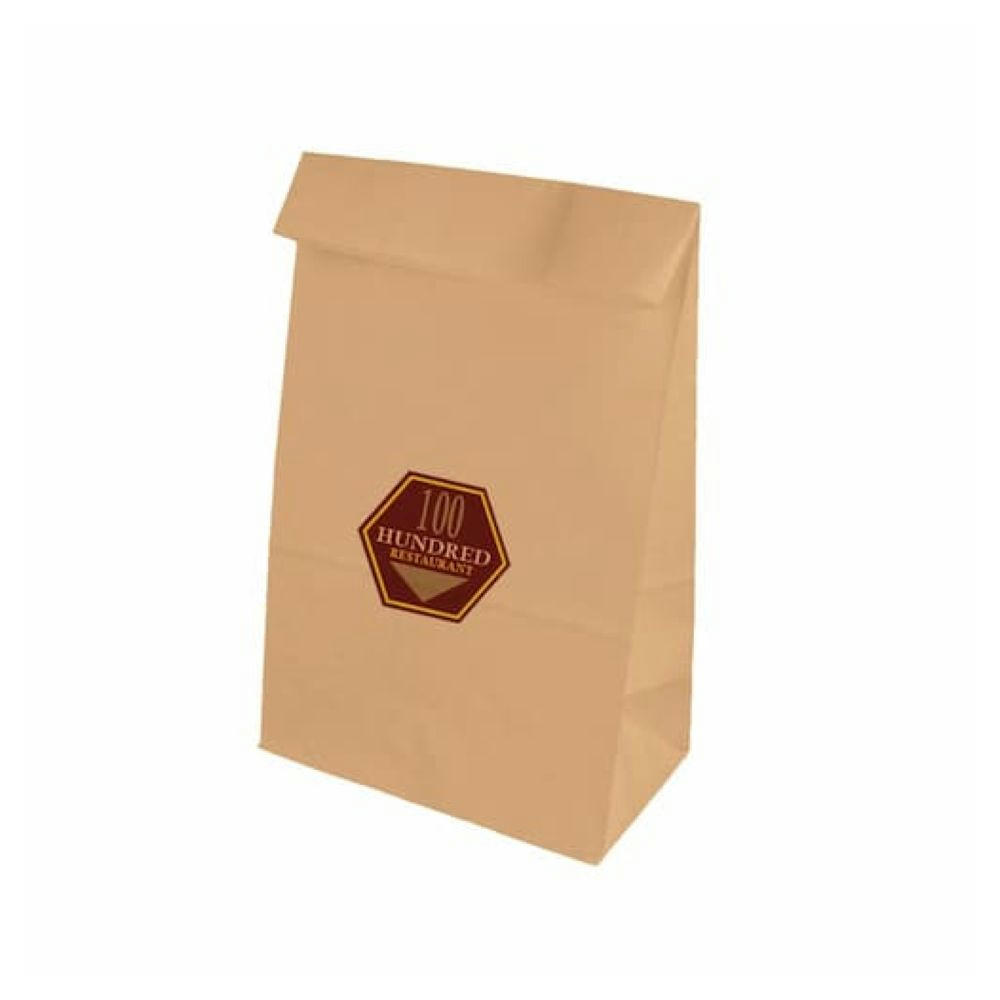 Bolsa de papel sin asa personalizada