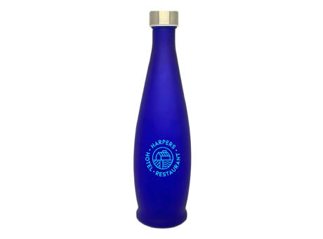 Botella de cristal de colores