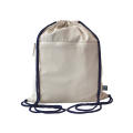 Fairtrade Baumwollrucksack Toni, Kordelfarbe navy