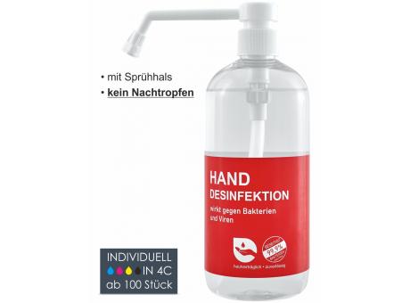 Handdesinfektionsspray - 500ml KEIN NACHTROPFEN