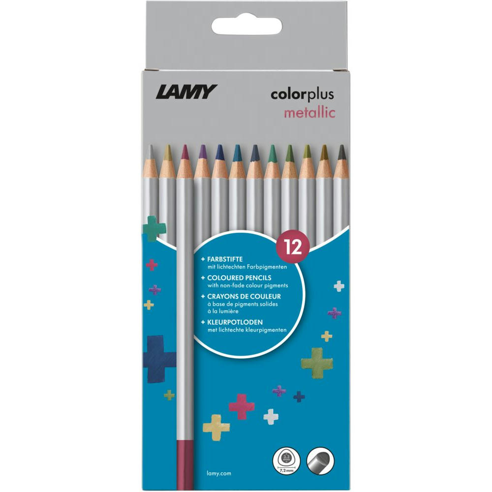 Farbstift colorplus metallic  12 Faltschachtel