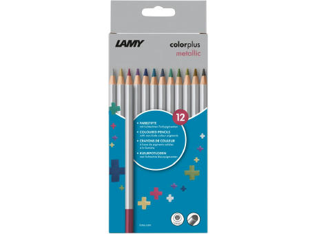 Farbstift colorplus metallic  12 Faltschachtel