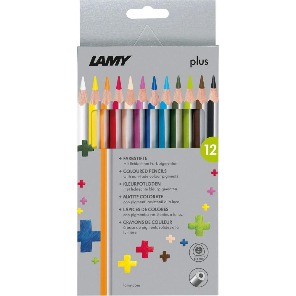 Farbstift plus  12 Faltschachtel