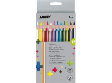 Farbstift plus  12 Faltschachtel
