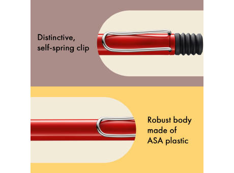 Kugelschreiber LAMY safari red