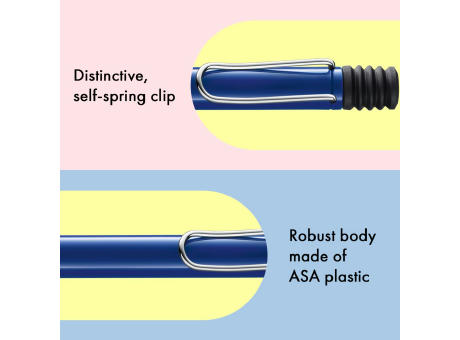 Kugelschreiber LAMY safari blue