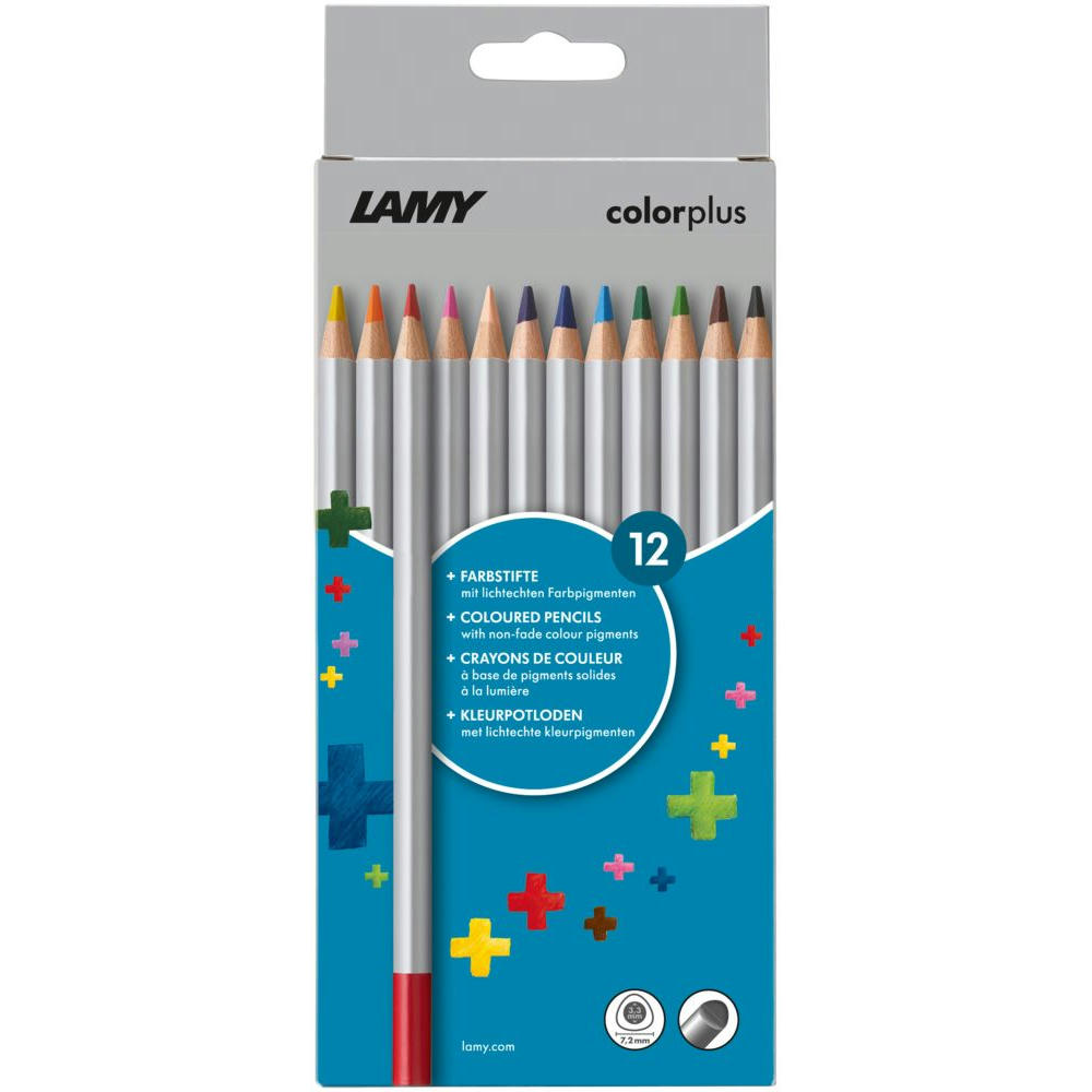 Farbstift colorplus  12 Faltschachtel