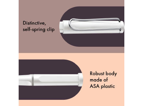 Tintenroller LAMY safari white