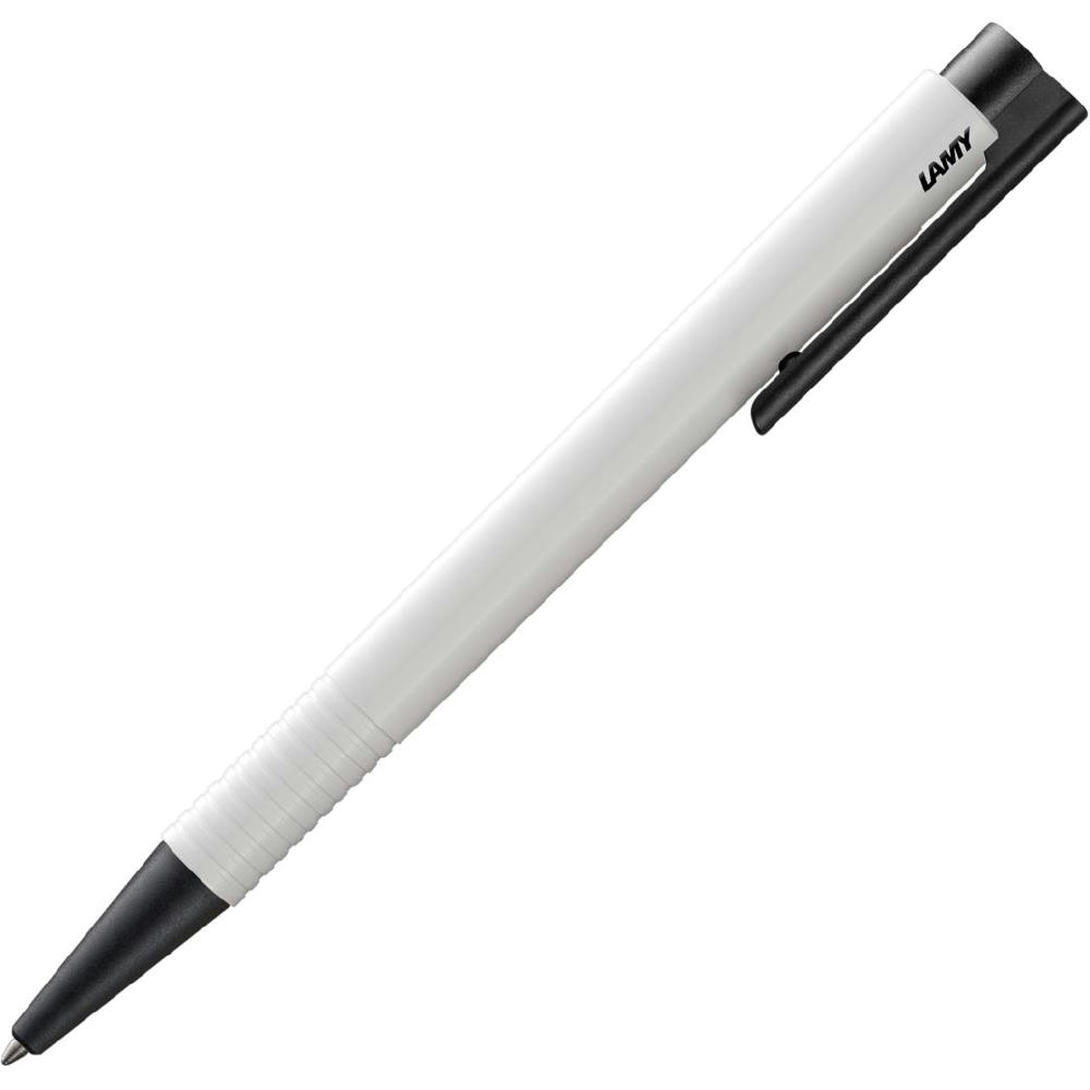 Kugelschreiber LAMY logo white