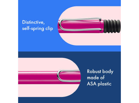 Kugelschreiber LAMY safari pink