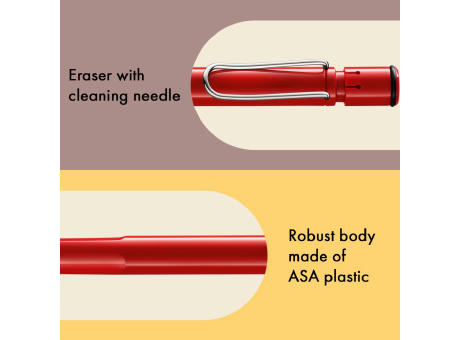 Druckbleistift LAMY safari red