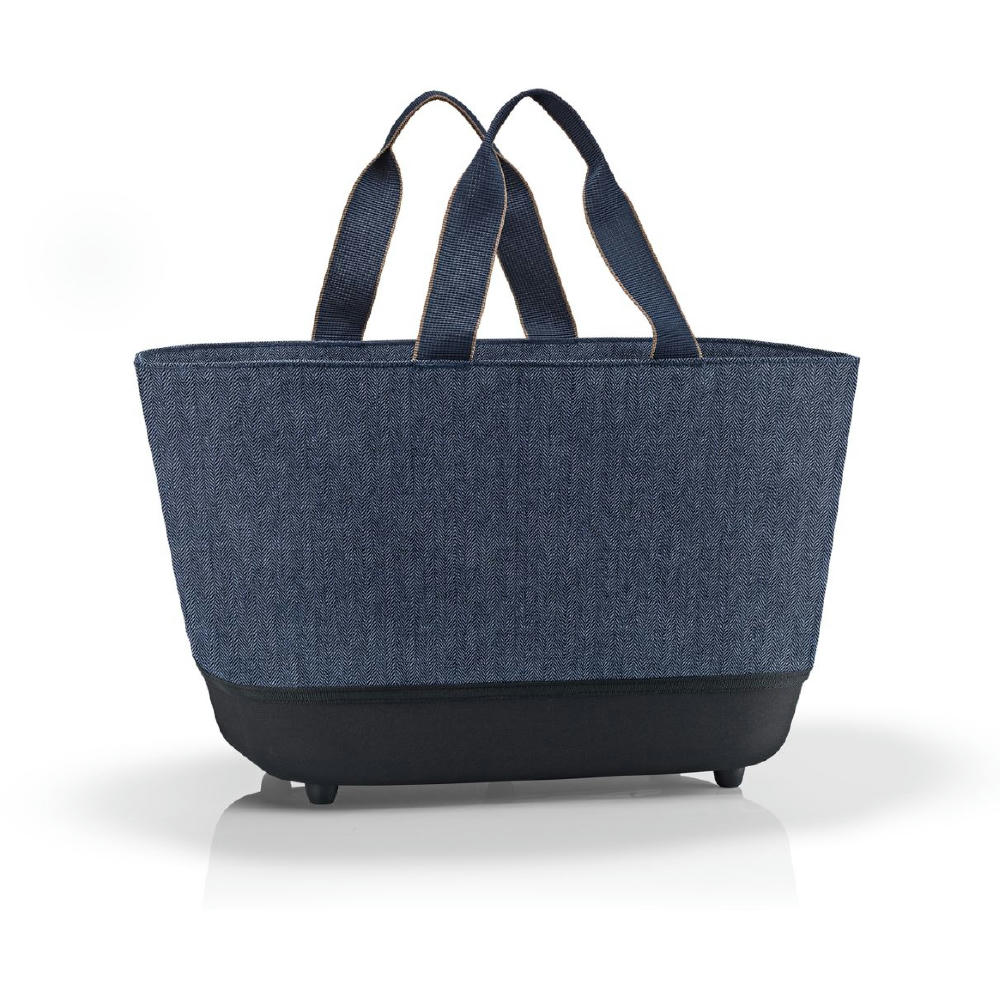 shoppingbasket herringbone dark blue