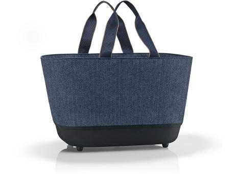 shoppingbasket herringbone dark blue