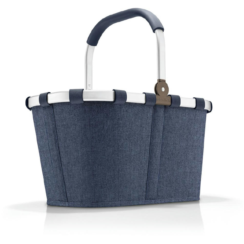 carrybag herringbone dark blue