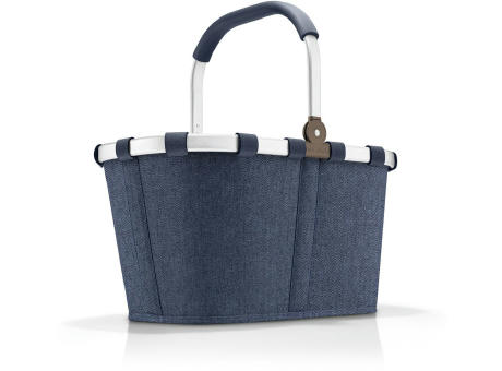 carrybag herringbone dark blue