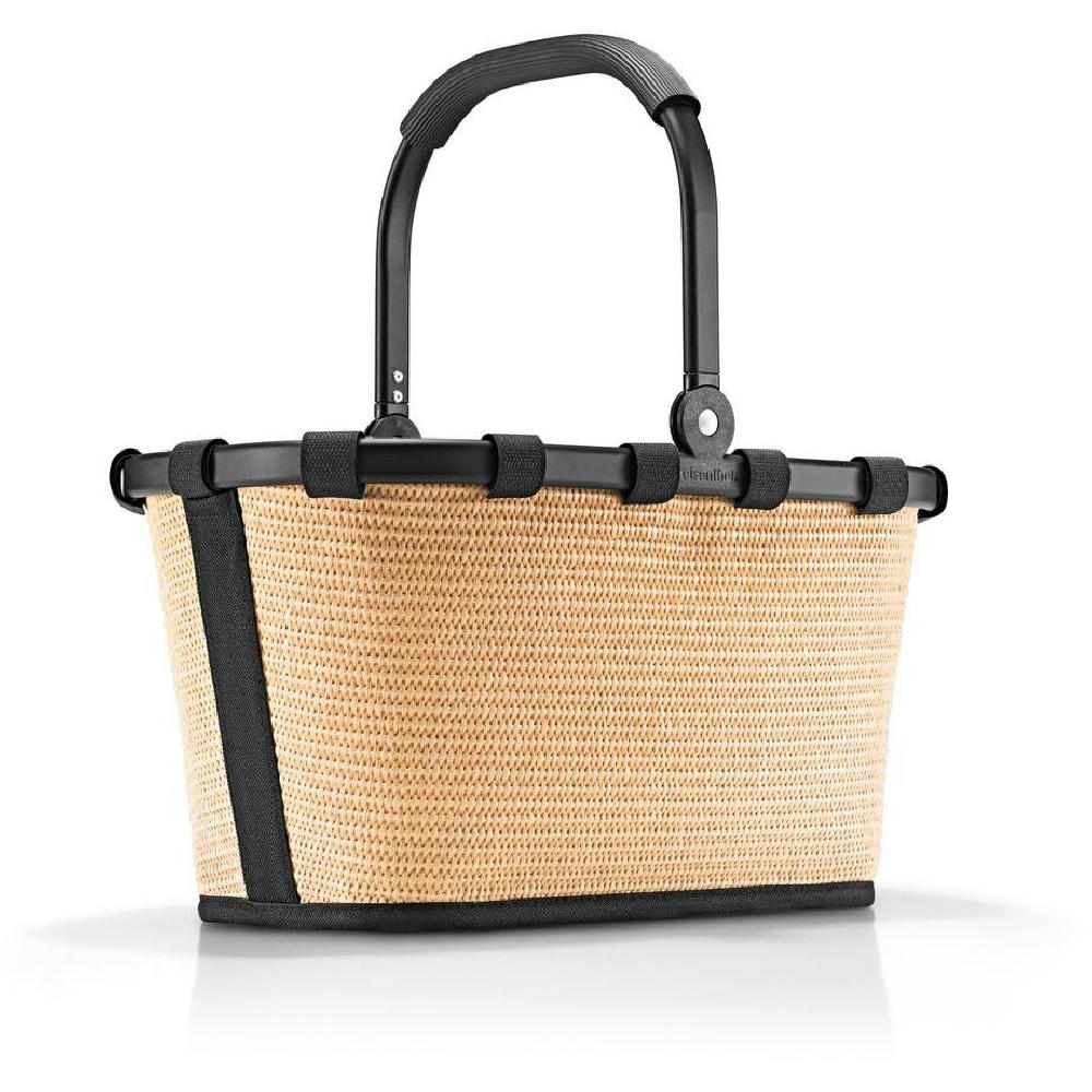 carrybag XS frame raffia black