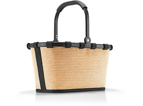 carrybag XS frame raffia black