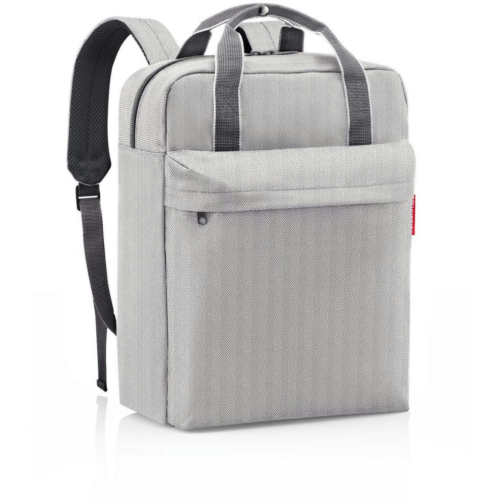 allday backpack M herringbone grey