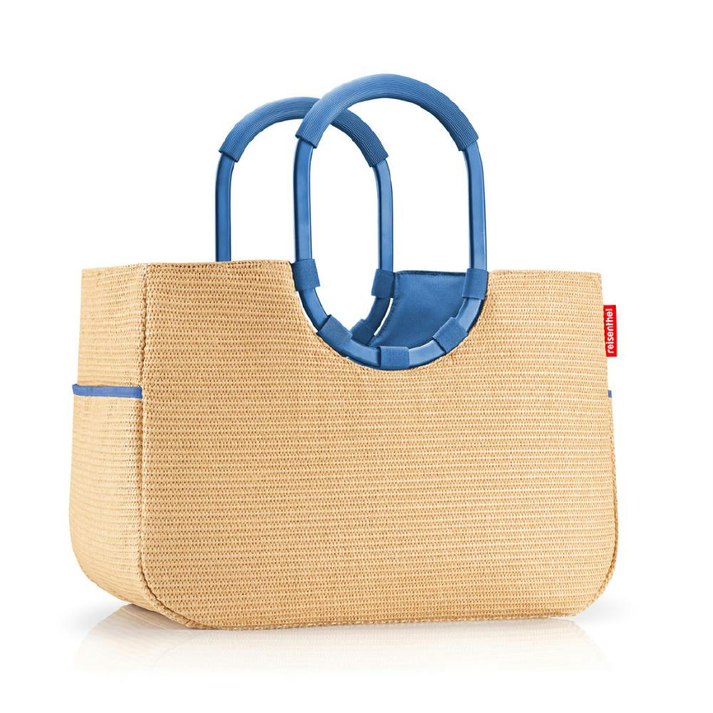 loopshopper L frame raffia blue