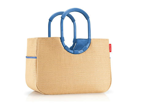 loopshopper L frame raffia blue