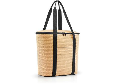 thermoshopper raffia black