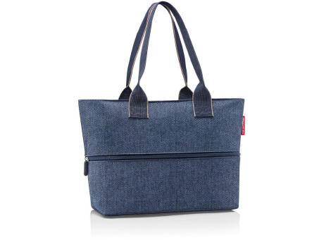 shopper e1 herringbone dark blue