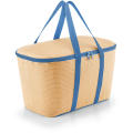 coolerbag raffia blue