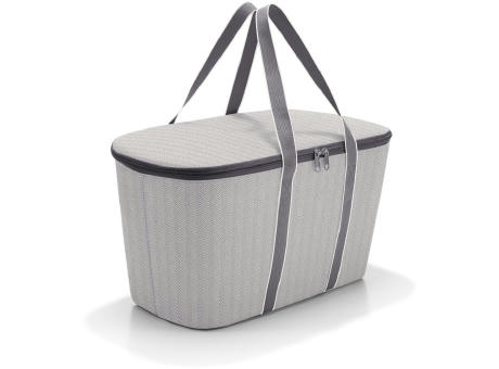 coolerbag herringbone grey