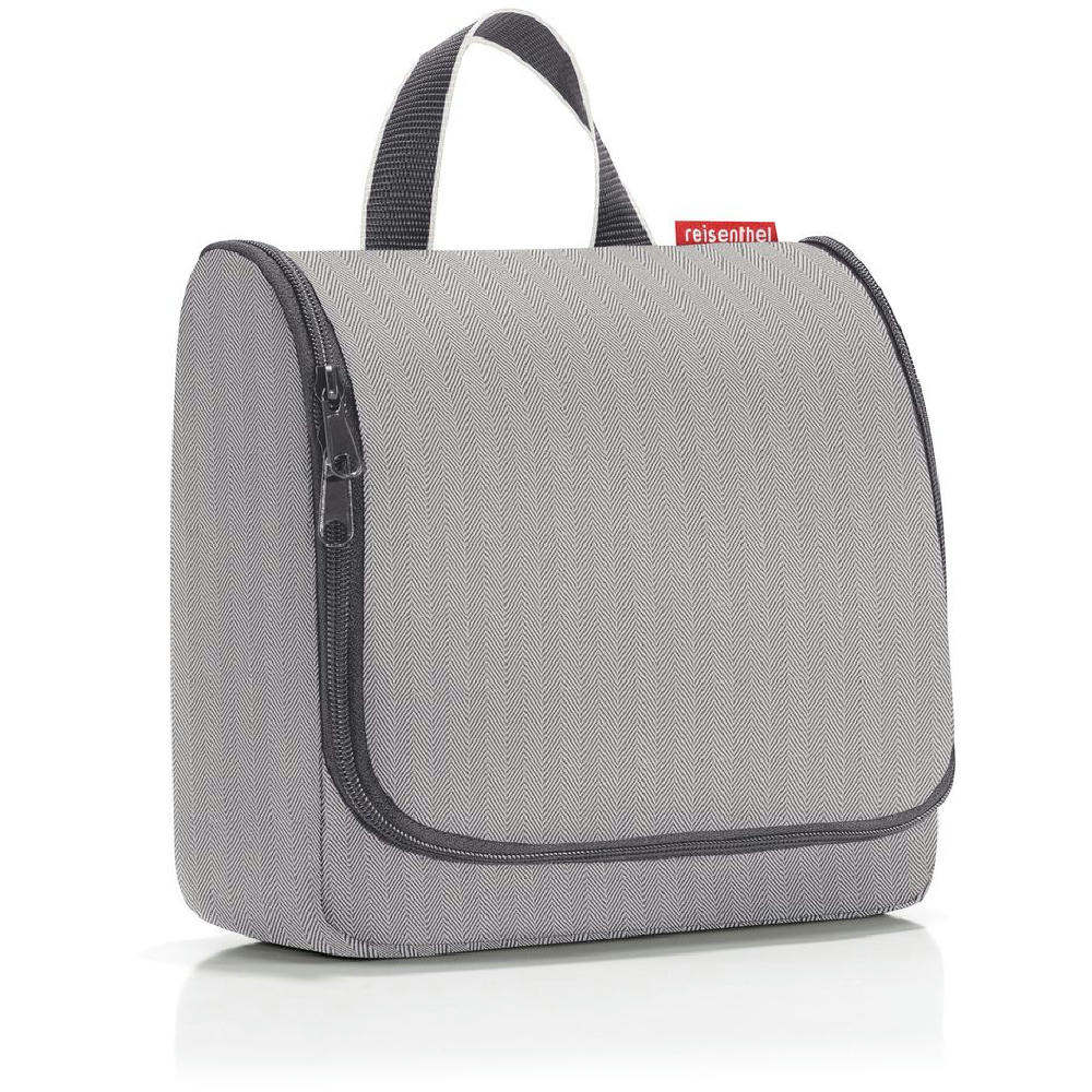 toiletbag herringbone grey