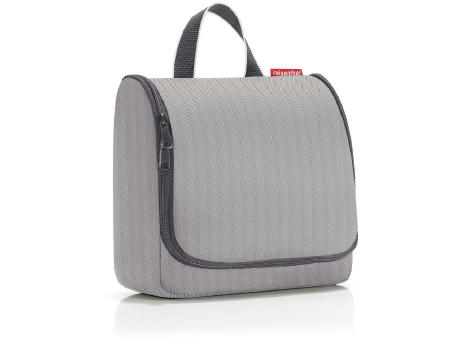 toiletbag herringbone grey