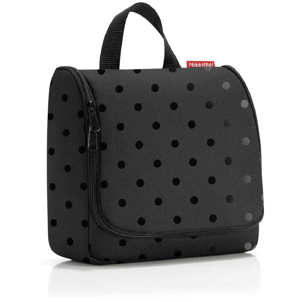 toiletbag glossy dots black