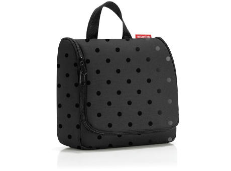 toiletbag glossy dots black