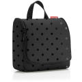 toiletbag glossy dots black