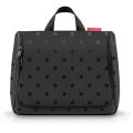 toiletbag XL glossy dots black