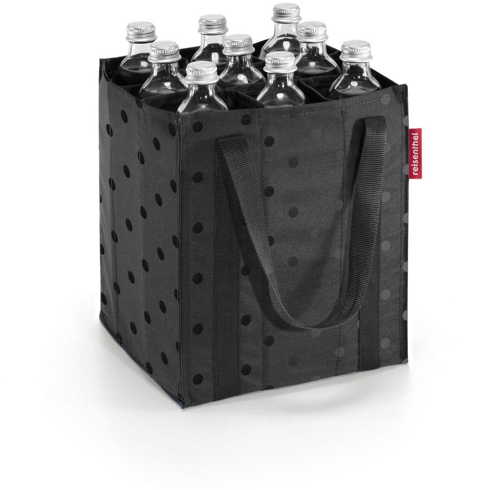 bottlebag glossy dots black