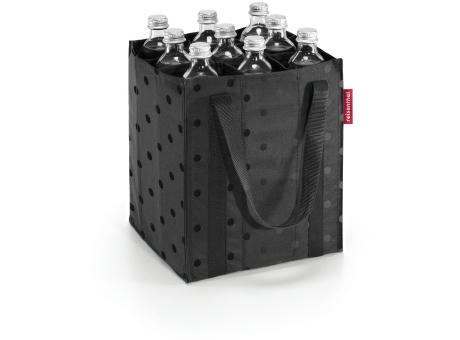 bottlebag glossy dots black