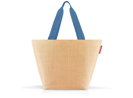 shopper M raffia blue