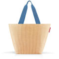 shopper M raffia blue