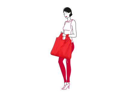 mini maxi shopper pocket RPET red