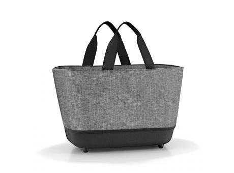 shopping basket twist silver 