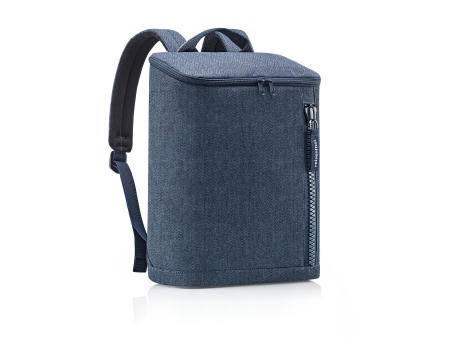 overnighter backpack M herringbone dark blue